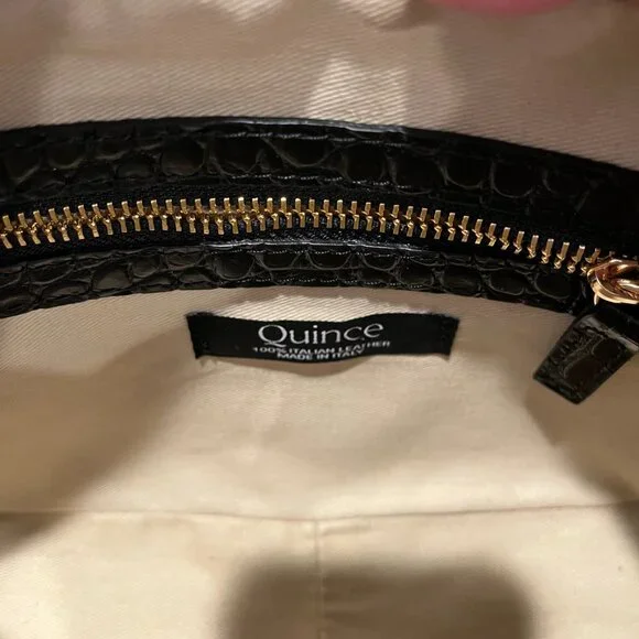 Quince Italian Leather Crossbody Bag - Picture 3 of 6